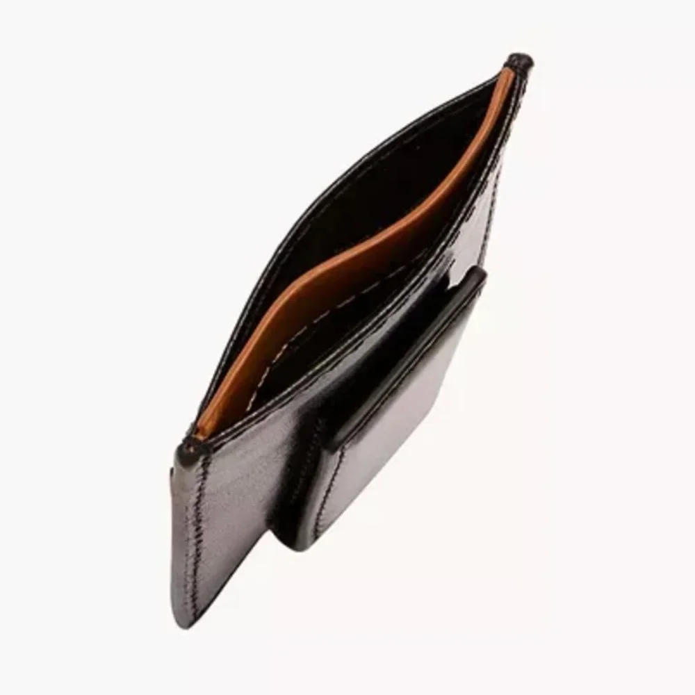 Fossil Mykel Leather Magnetic Card Case